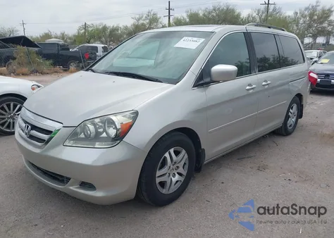 2006 Honda Odyssey Ex-L из США, поврежденный, VIN 5FNRL38746B446003